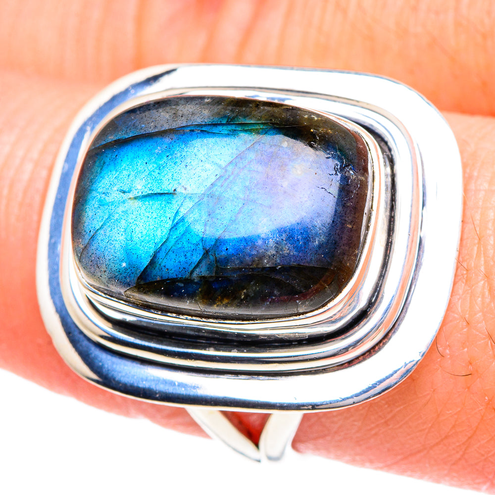 Labradorite Rings handcrafted by Anasilvercos - RING94892
