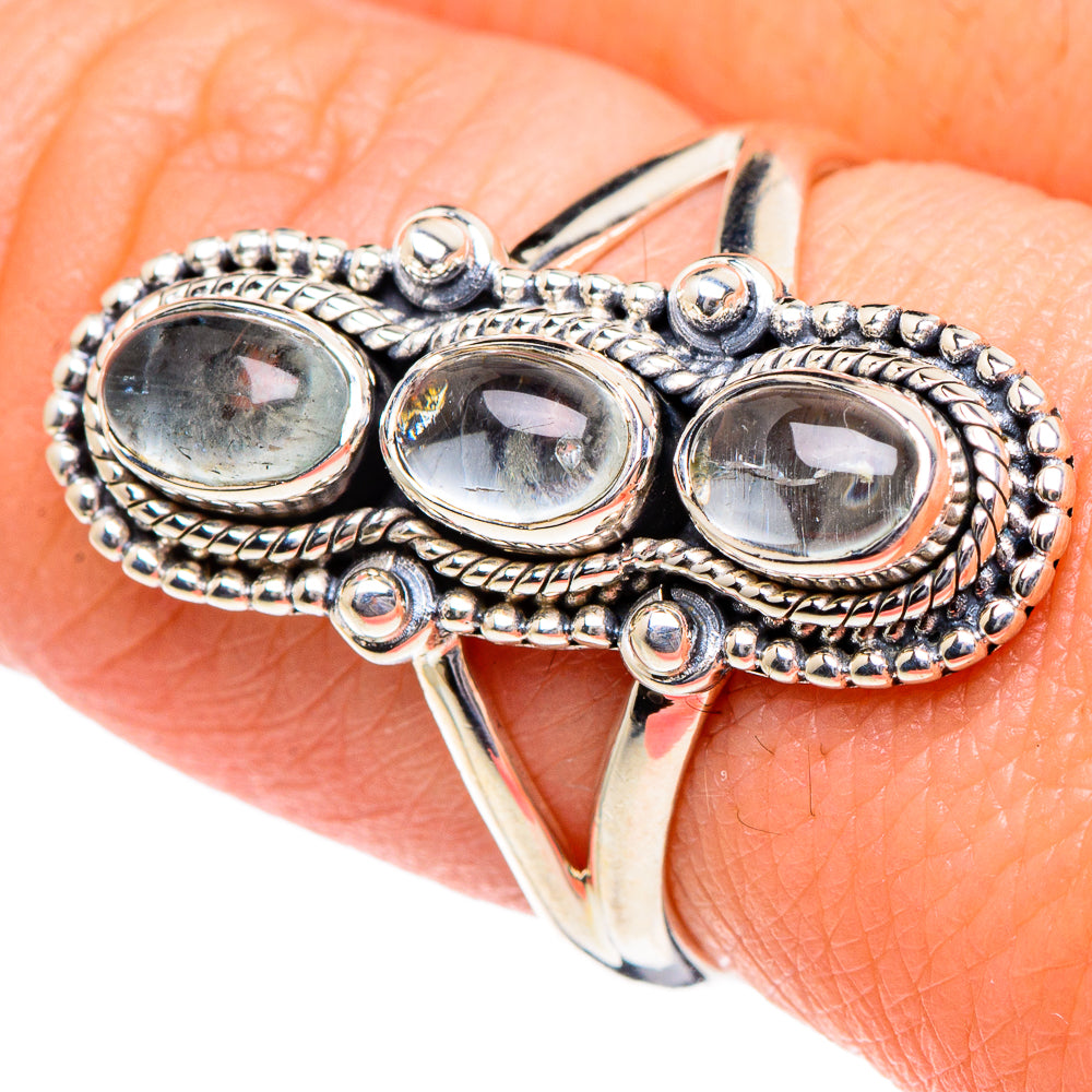 Aquamarine Rings handcrafted by Anasilvercos - RING94896