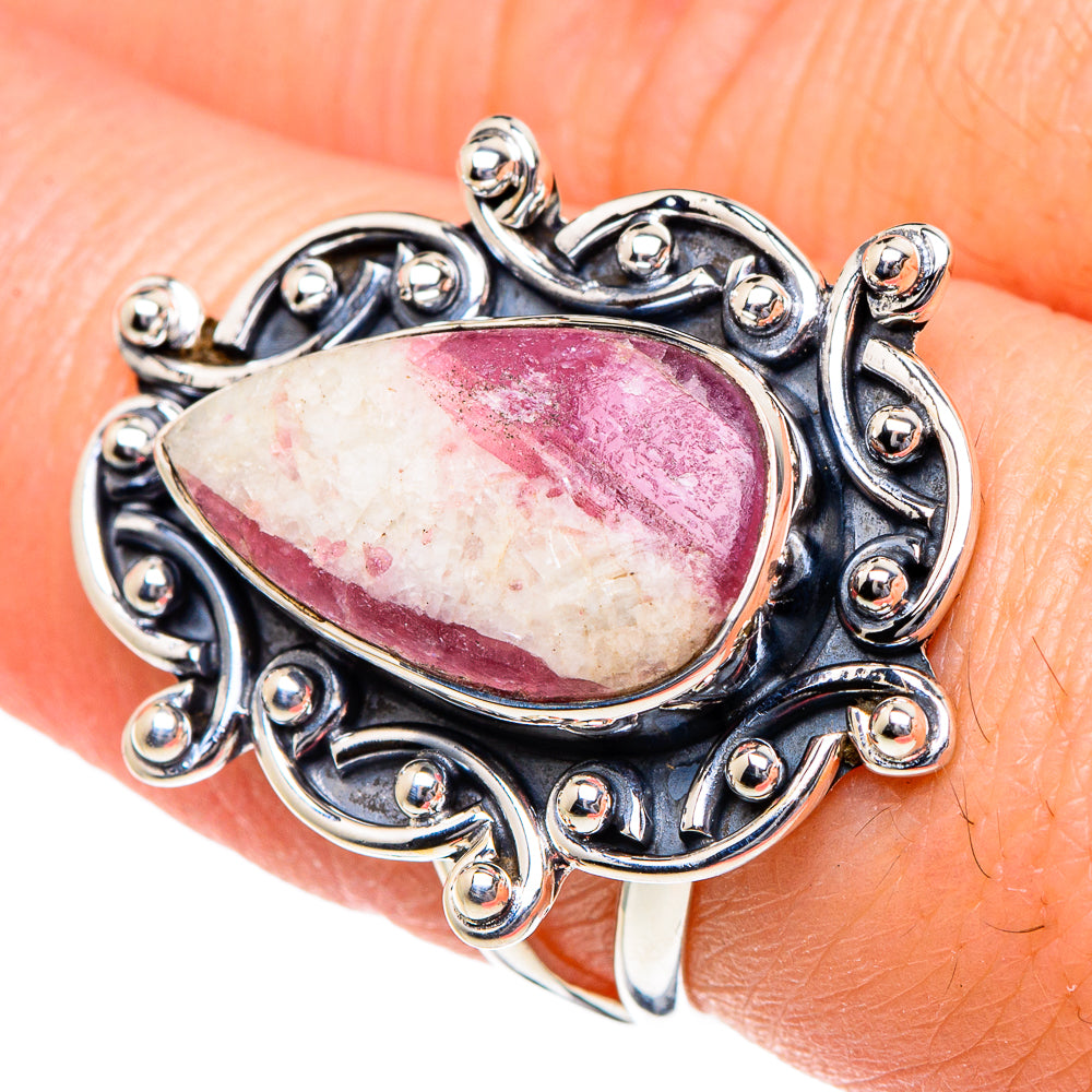 Rhodochrosite Rings handcrafted by Anasilvercos - RING94904