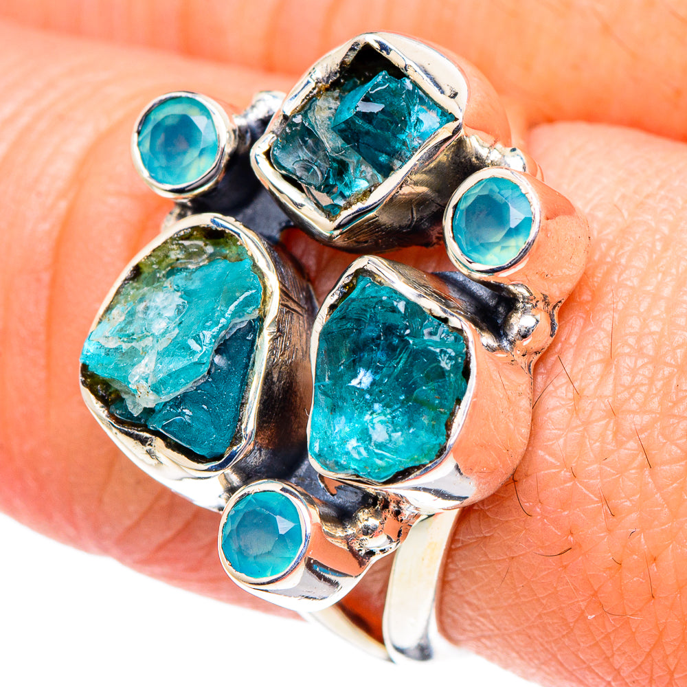 Apatite Rings handcrafted by Anasilvercos - RING94917