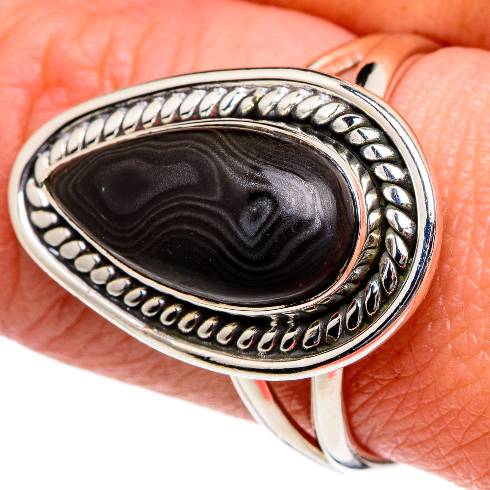 Psilomelane Rings handcrafted by Anasilvercos - RING94932