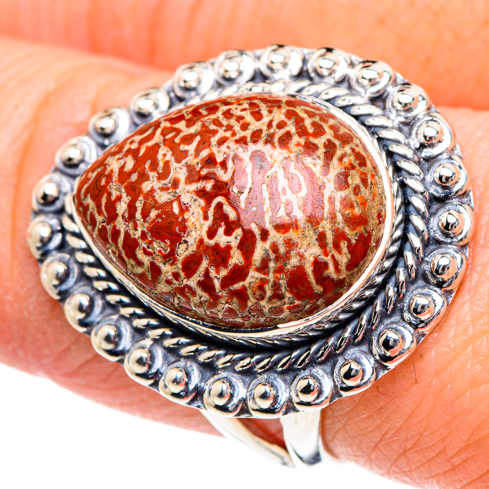 Dinosaur Bone Rings handcrafted by Anasilvercos - RING95004