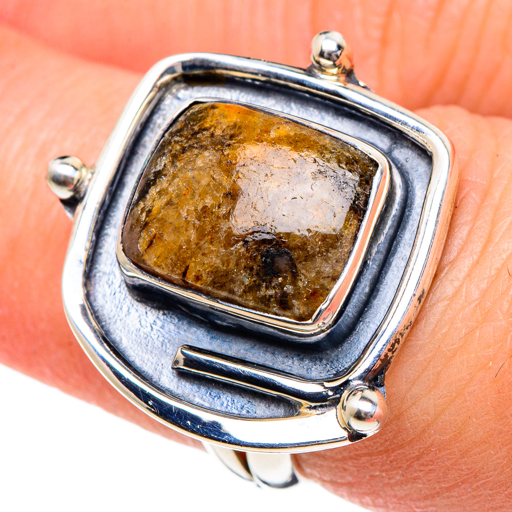 Astrophyllite Rings handcrafted by Anasilvercos - RING95005