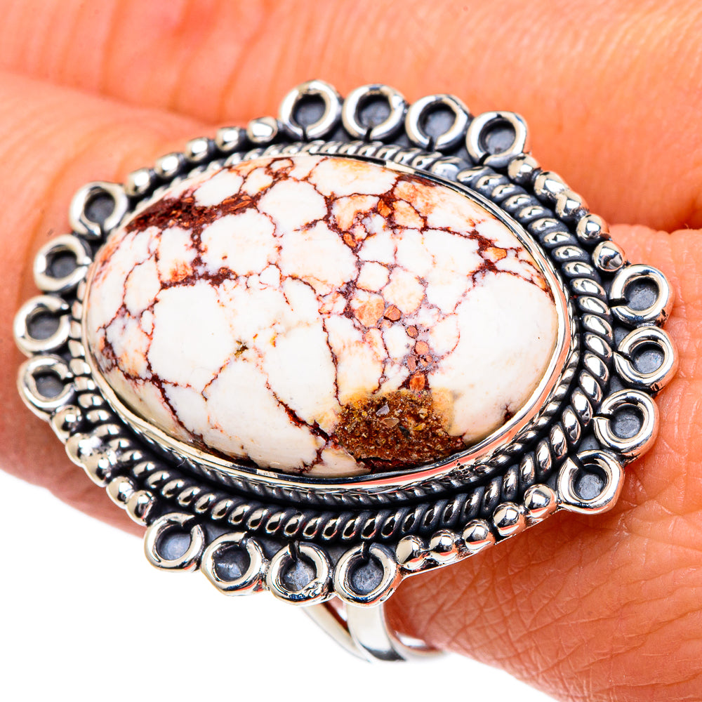 Wild Horse Jasper Rings handcrafted by Anasilvercos - RING95041