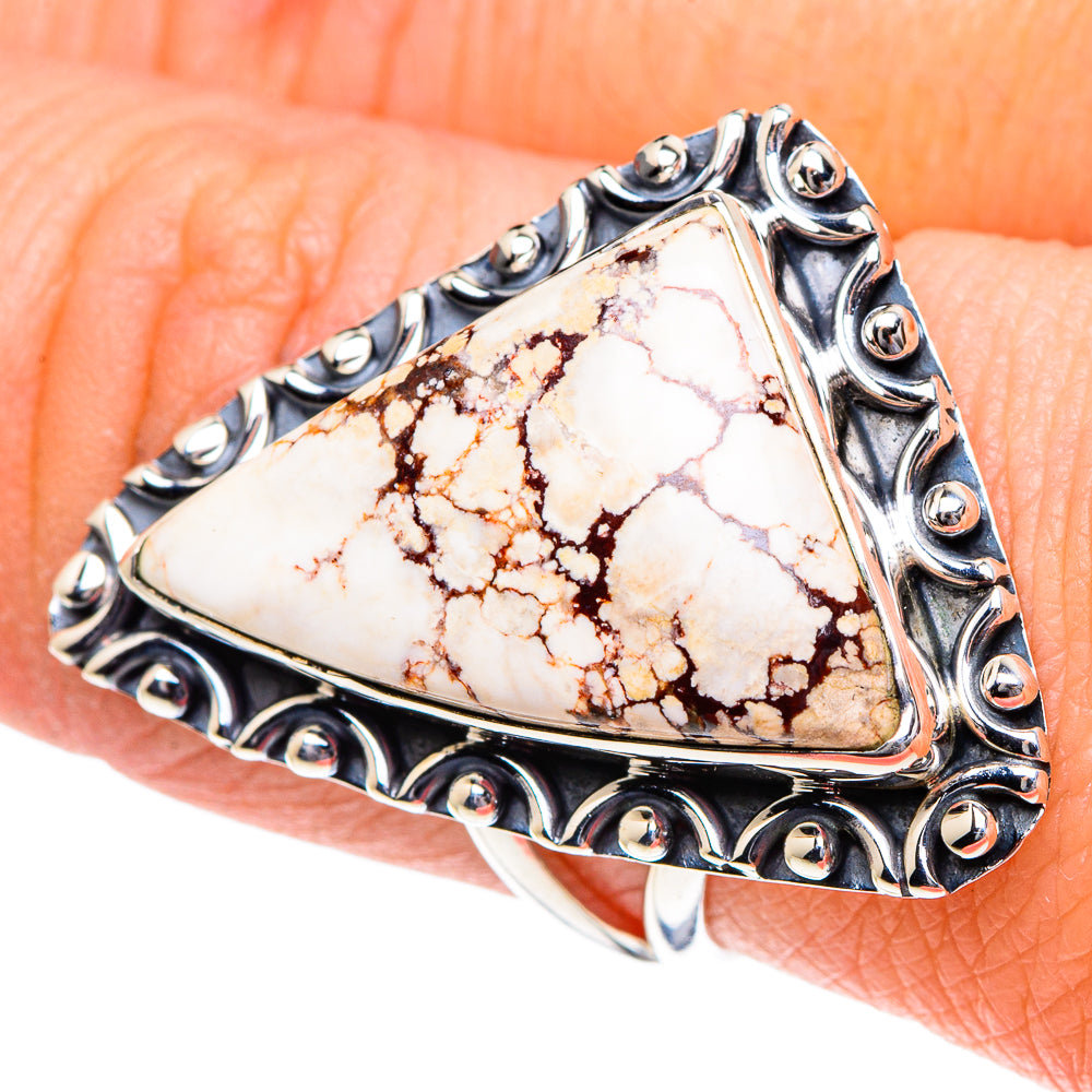 Wild Horse Jasper Rings handcrafted by Anasilvercos - RING95108
