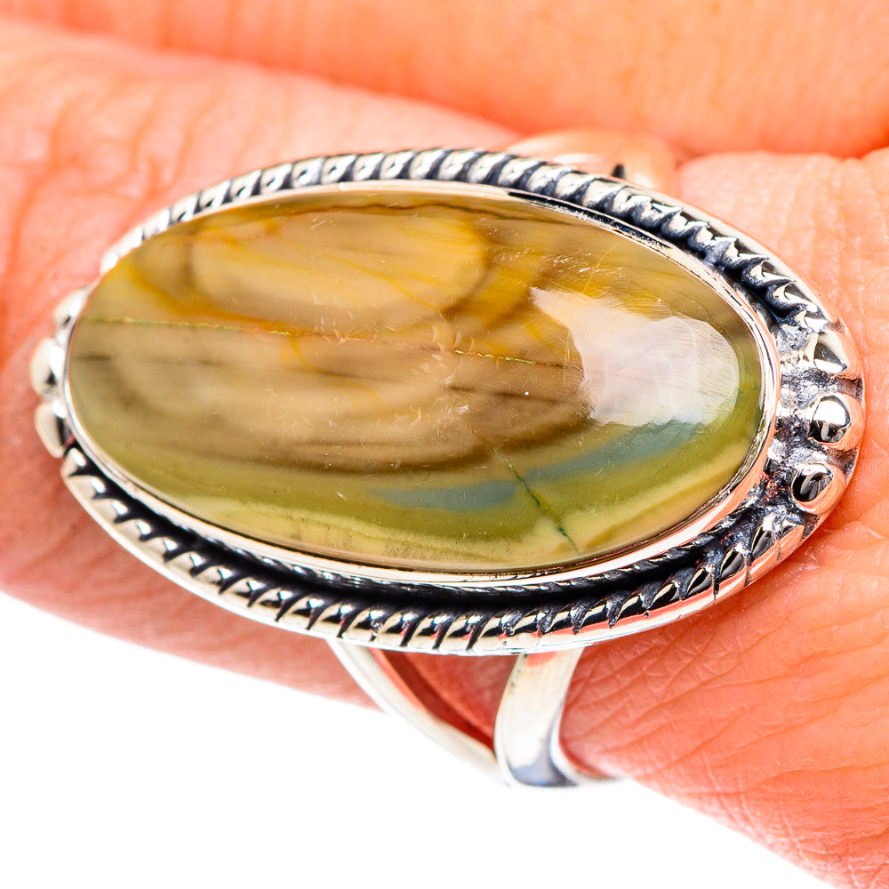 Willow Creek Jasper Rings handcrafted by Anasilvercos - RING95155