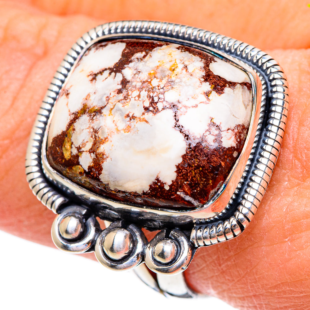 Wild Horse Jasper Rings handcrafted by Anasilvercos - RING95191