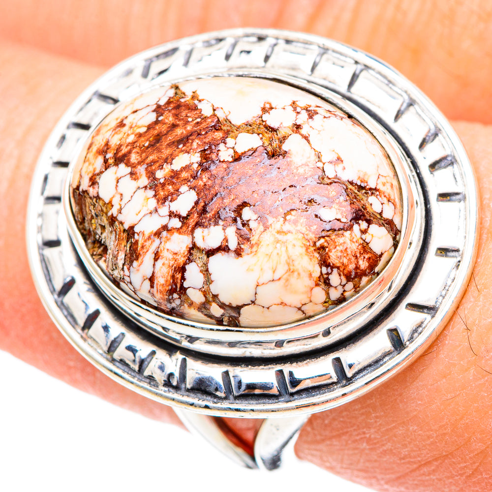 Wild Horse Jasper Rings handcrafted by Anasilvercos - RING95192