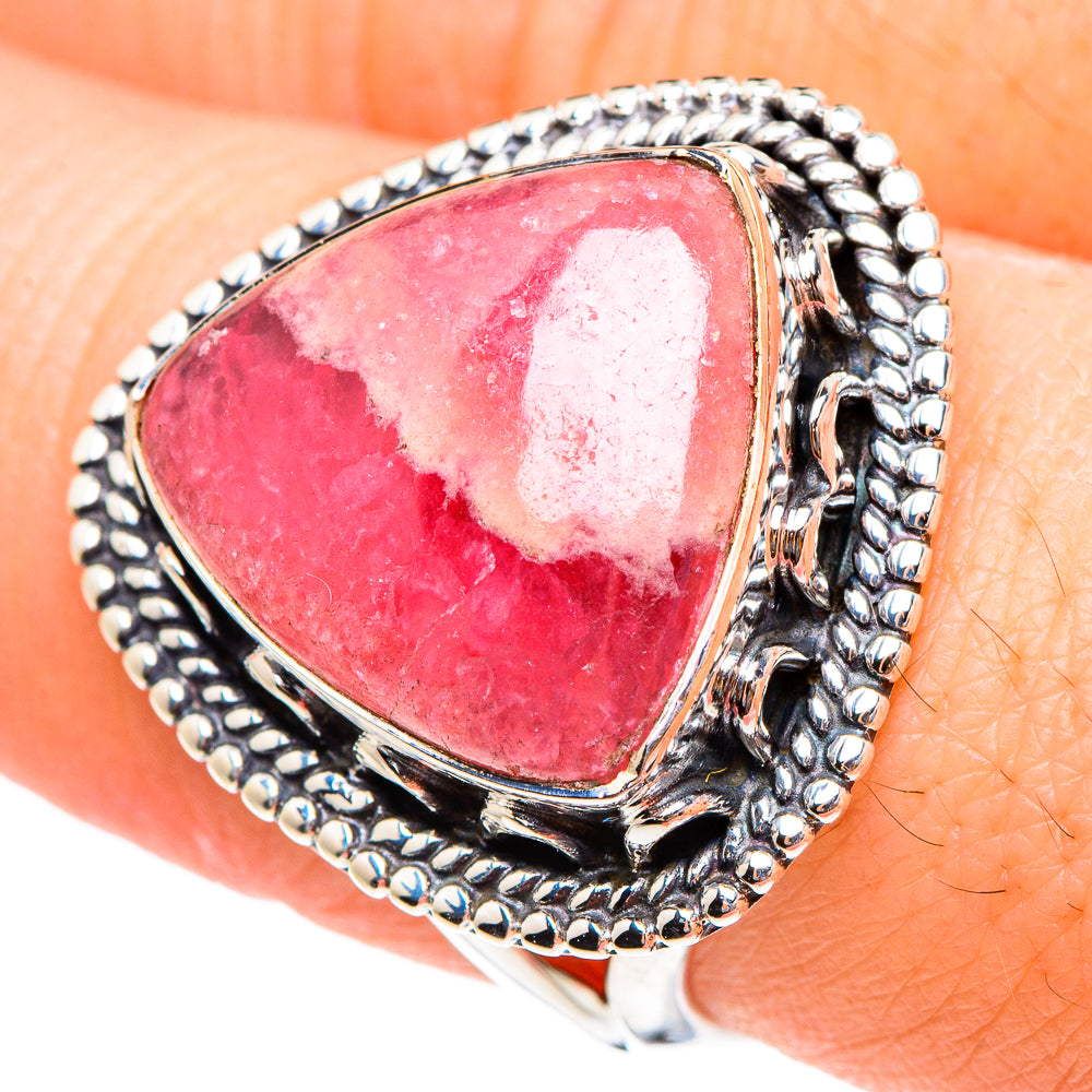 Rhodochrosite Rings handcrafted by Anasilvercos - RING95195