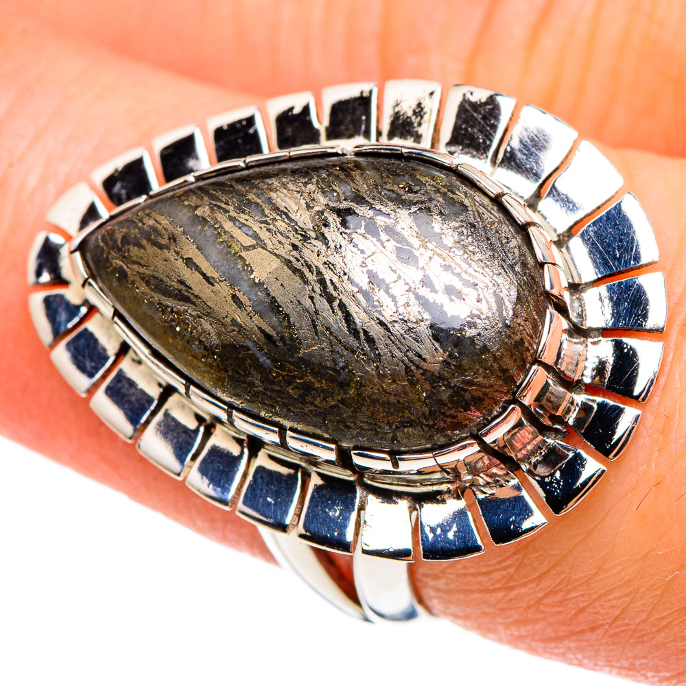 Psilomelane Rings handcrafted by Anasilvercos - RING95202