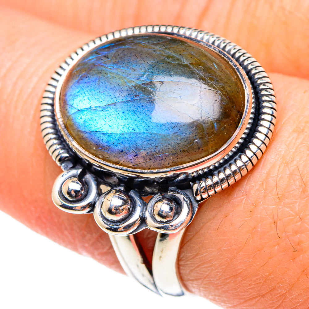 Labradorite Rings handcrafted by Anasilvercos - RING95268