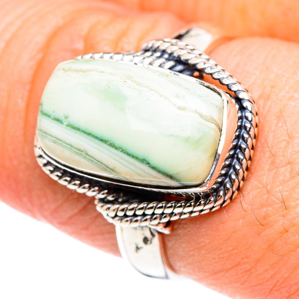 Ocean Jasper Rings handcrafted by Anasilvercos - RING95309