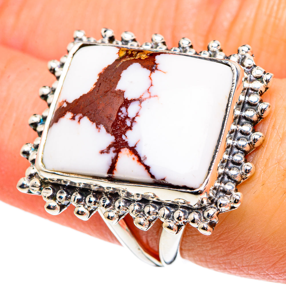 Wild Horse Jasper Rings handcrafted by Anasilvercos - RING95336