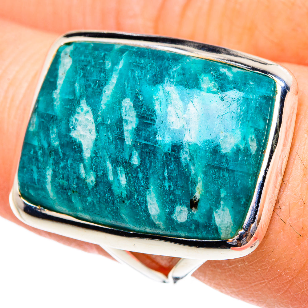 Amazonite Rings handcrafted by Anasilvercos - RING95362