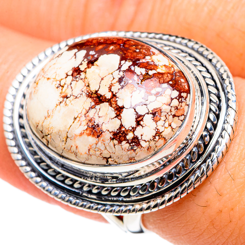 Wild Horse Jasper Rings handcrafted by Anasilvercos - RING95370