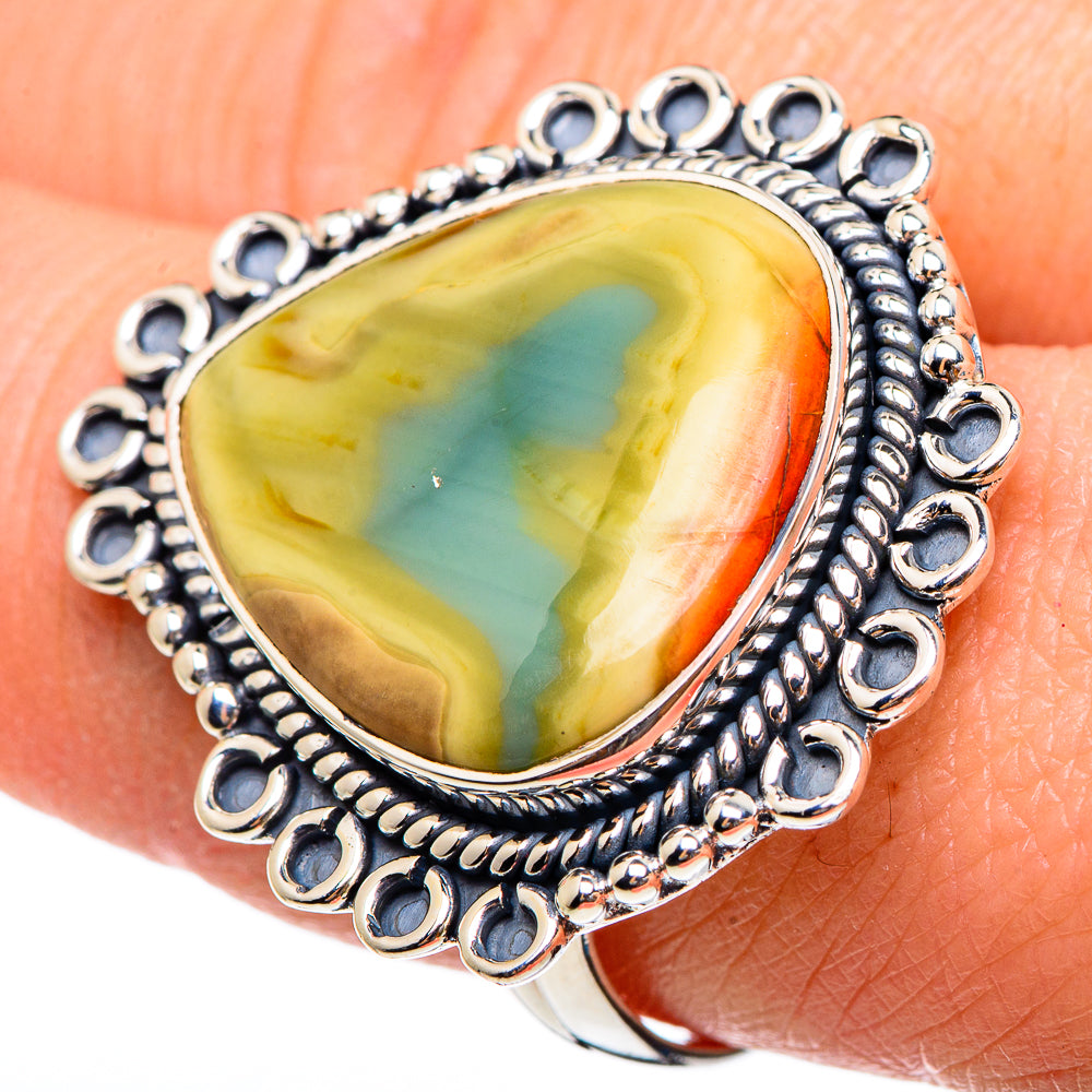 Willow Creek Jasper Rings handcrafted by Anasilvercos - RING95395