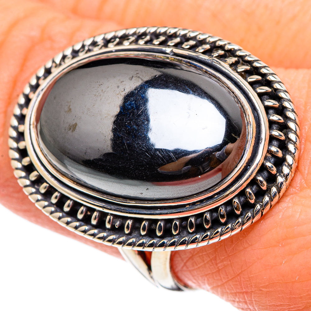 Hematite Rings handcrafted by Anasilvercos - RING95399