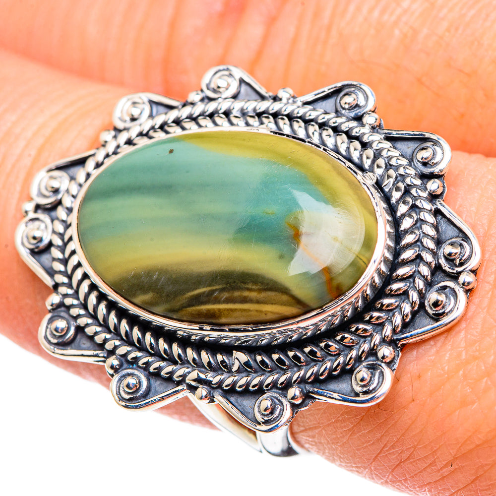 Willow Creek Jasper Rings handcrafted by Anasilvercos - RING95422