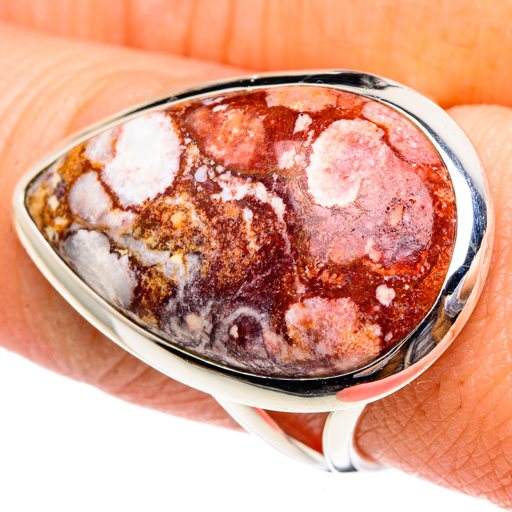 Wild Horse Jasper Rings handcrafted by Anasilvercos - RING95430