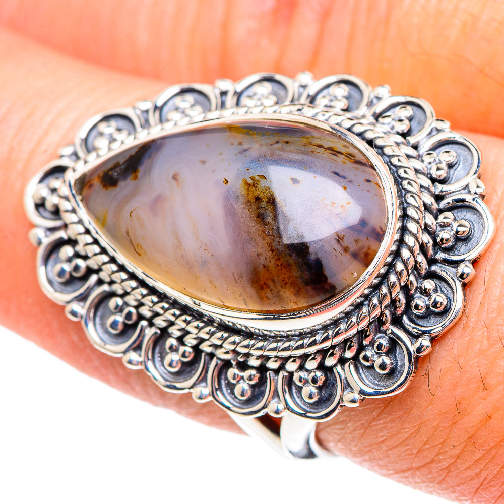 Montana Agate Rings handcrafted by Anasilvercos - RING95453