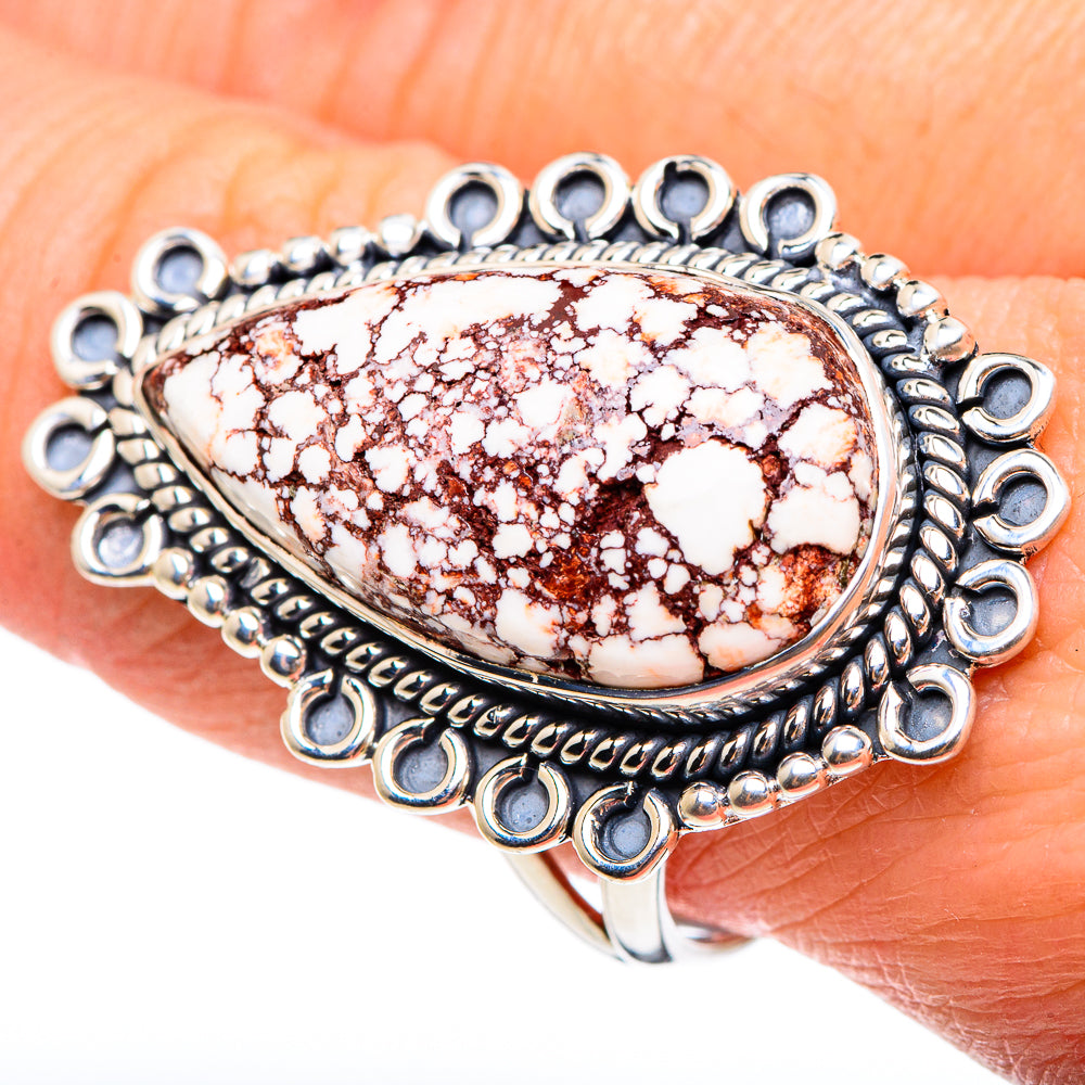 Wild Horse Jasper Rings handcrafted by Anasilvercos - RING95497