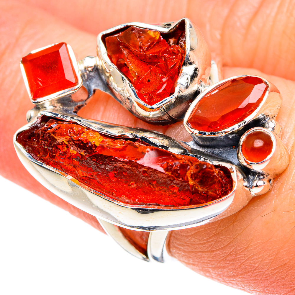 Carnelian Rings handcrafted by Anasilvercos - RING95514