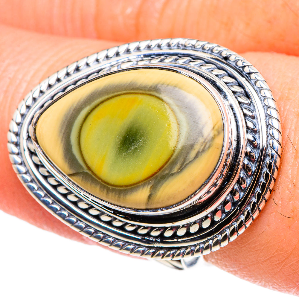 Willow Creek Jasper Rings handcrafted by Anasilvercos - RING95526