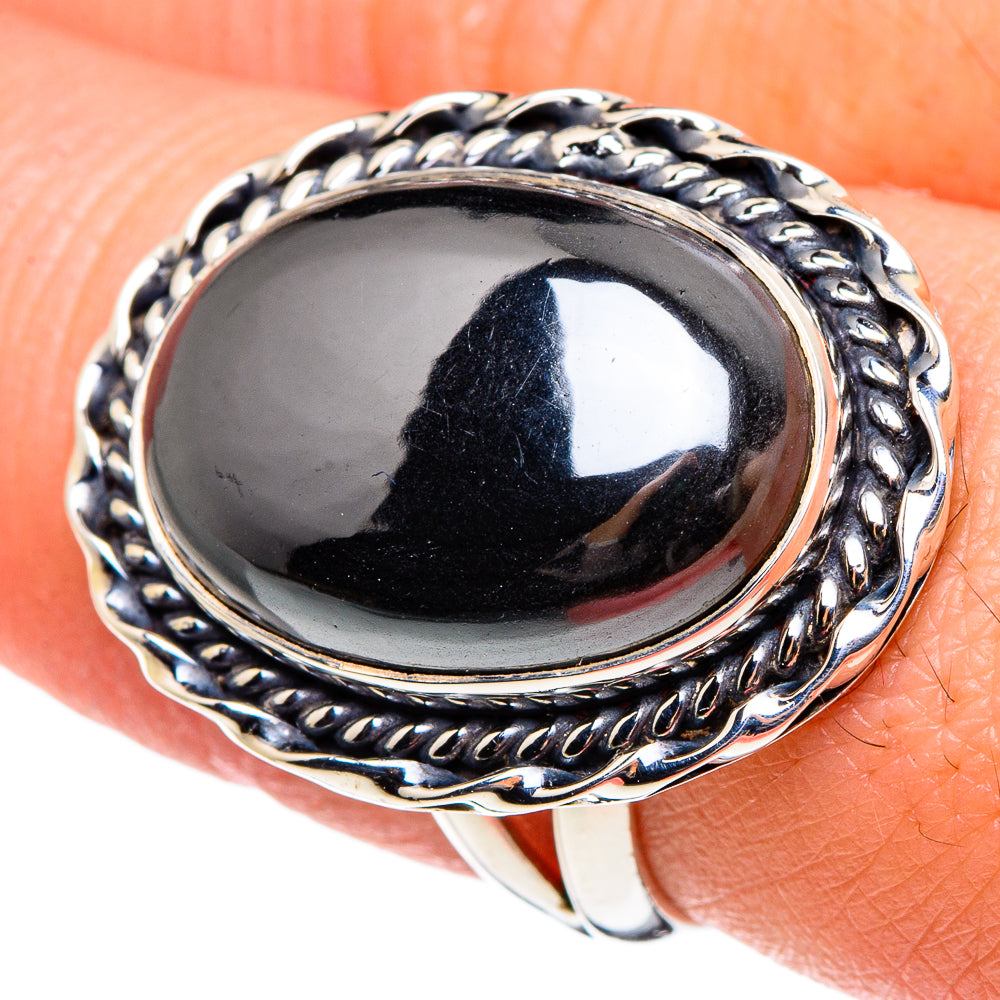 Hematite Rings handcrafted by Anasilvercos - RING95528