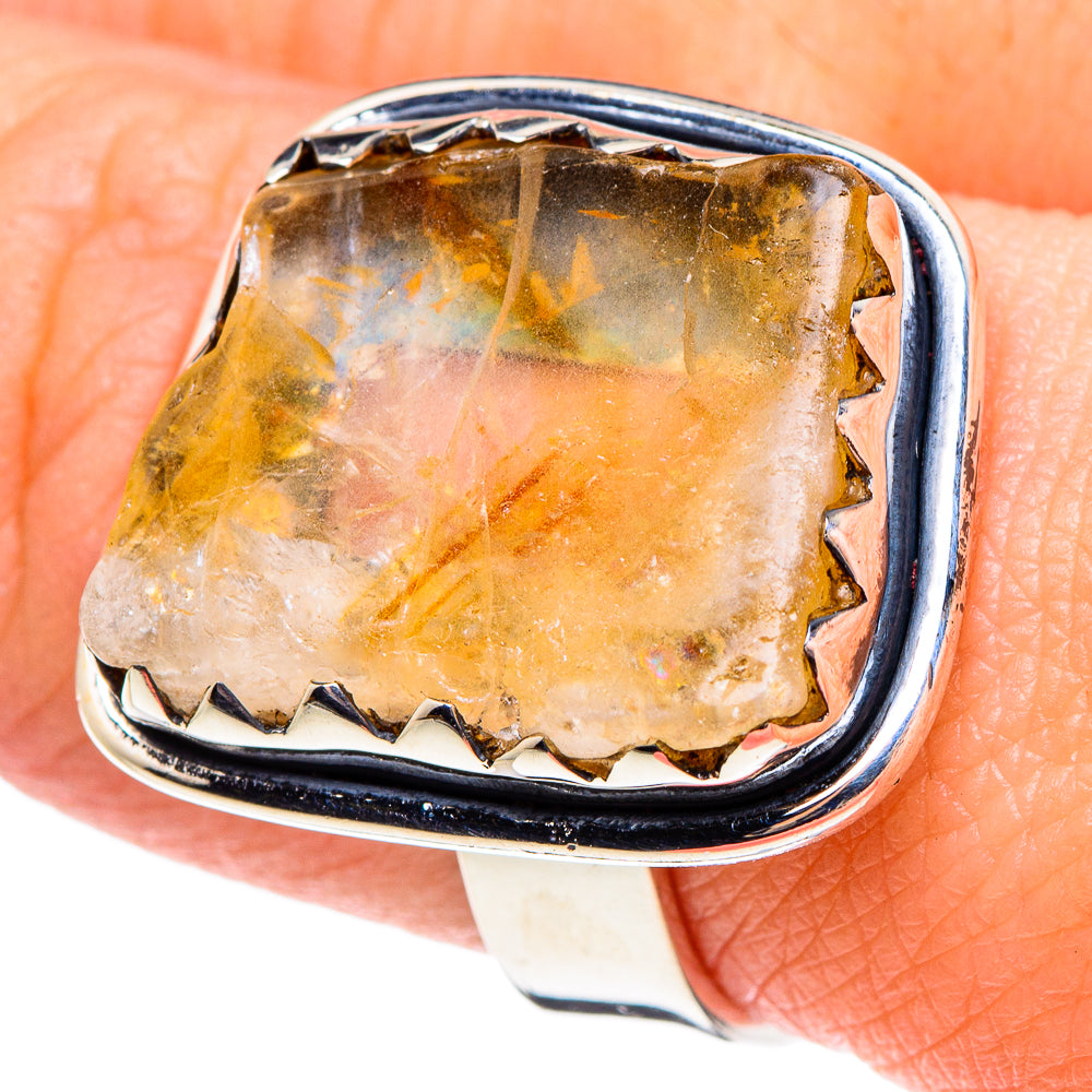 Citrine Rings handcrafted by Anasilvercos - RING95542