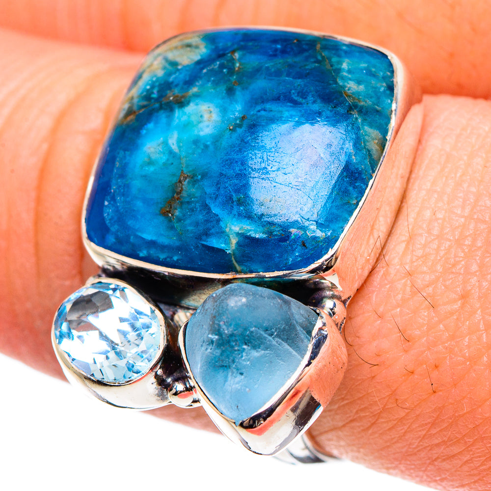 Apatite Rings handcrafted by Anasilvercos - RING95557