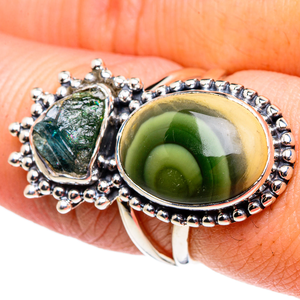 Willow Creek Jasper Rings handcrafted by Anasilvercos - RING95560