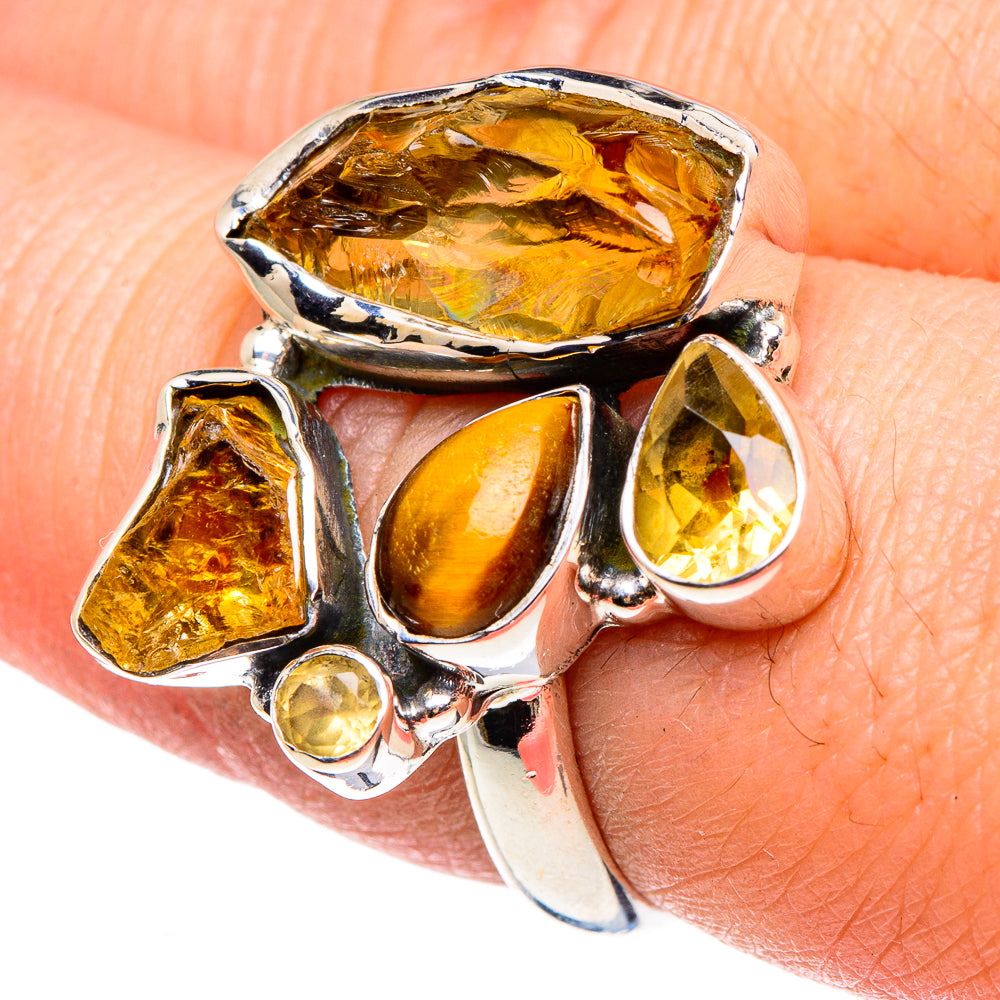 Citrine Rings handcrafted by Anasilvercos - RING95565