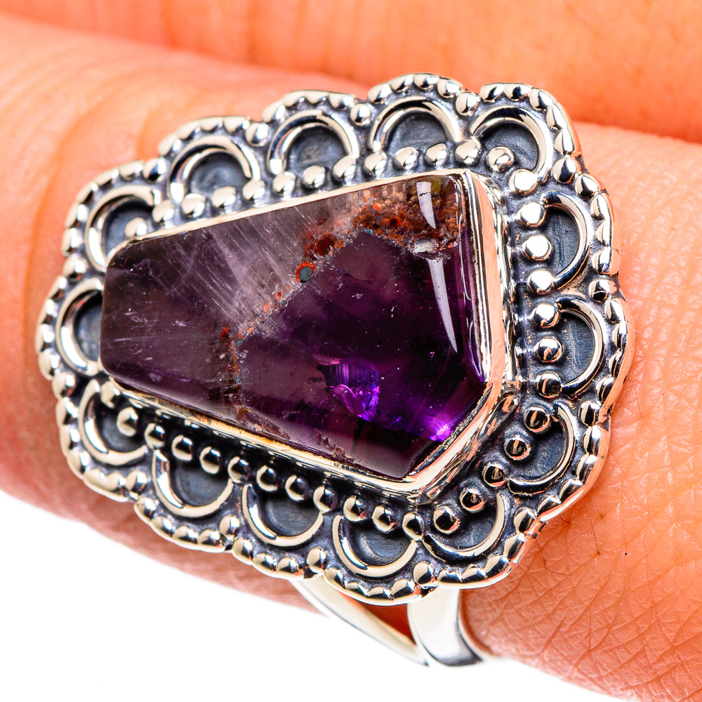 Amethyst Rings handcrafted by Anasilvercos - RING95570