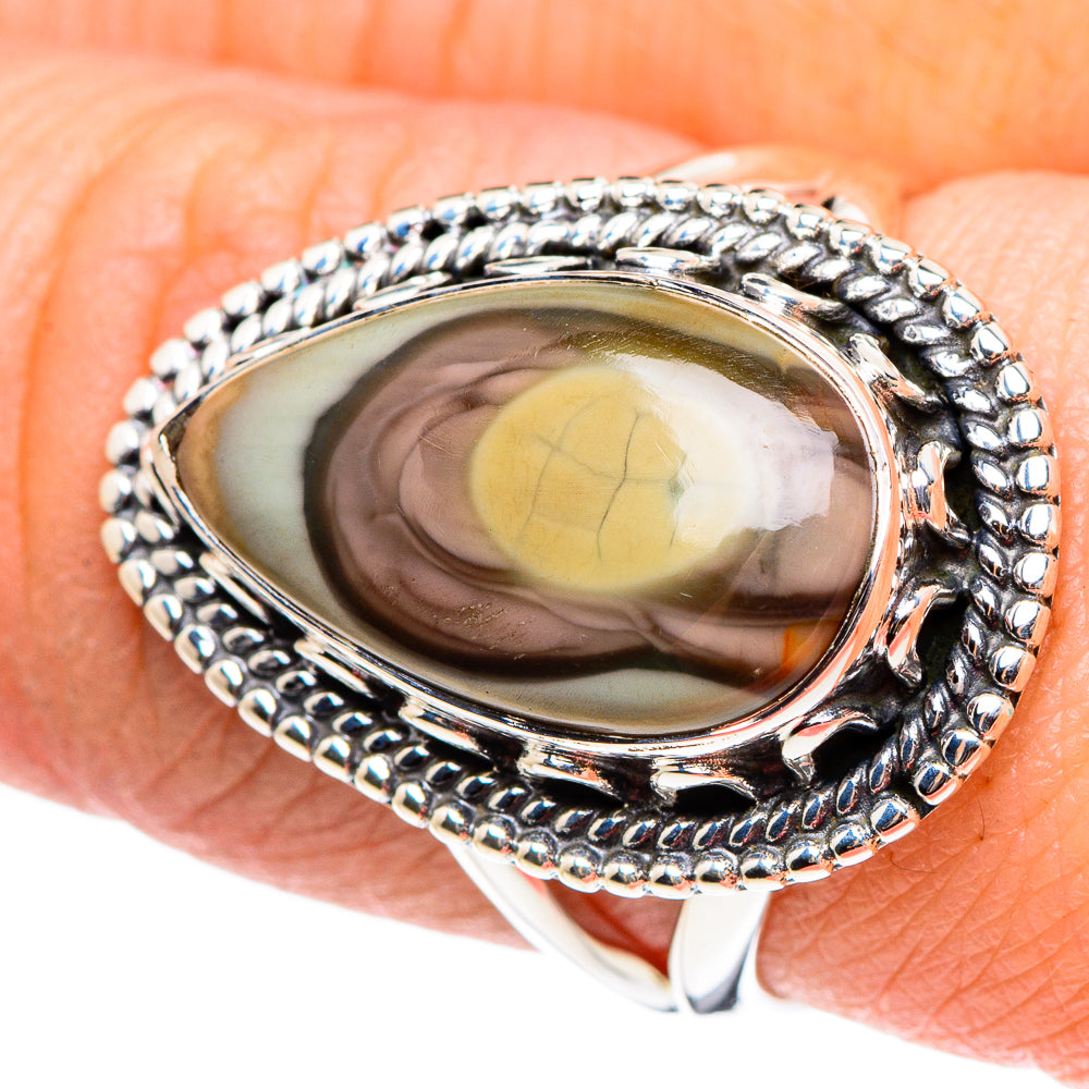 Willow Creek Jasper Rings handcrafted by Anasilvercos - RING95575