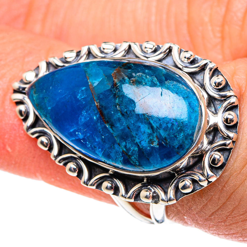 Apatite Rings handcrafted by Anasilvercos - RING95579