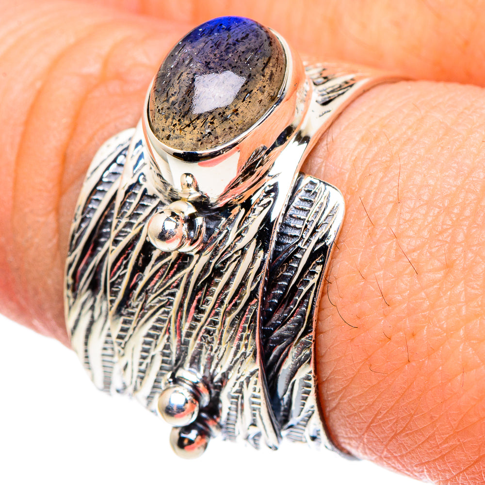Labradorite Rings handcrafted by Anasilvercos - RING95580