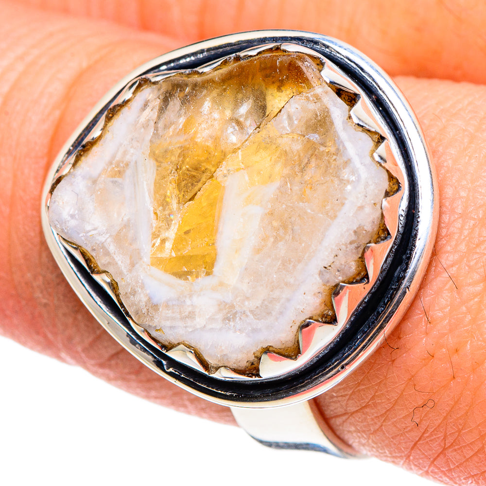 Citrine Rings handcrafted by Anasilvercos - RING95589