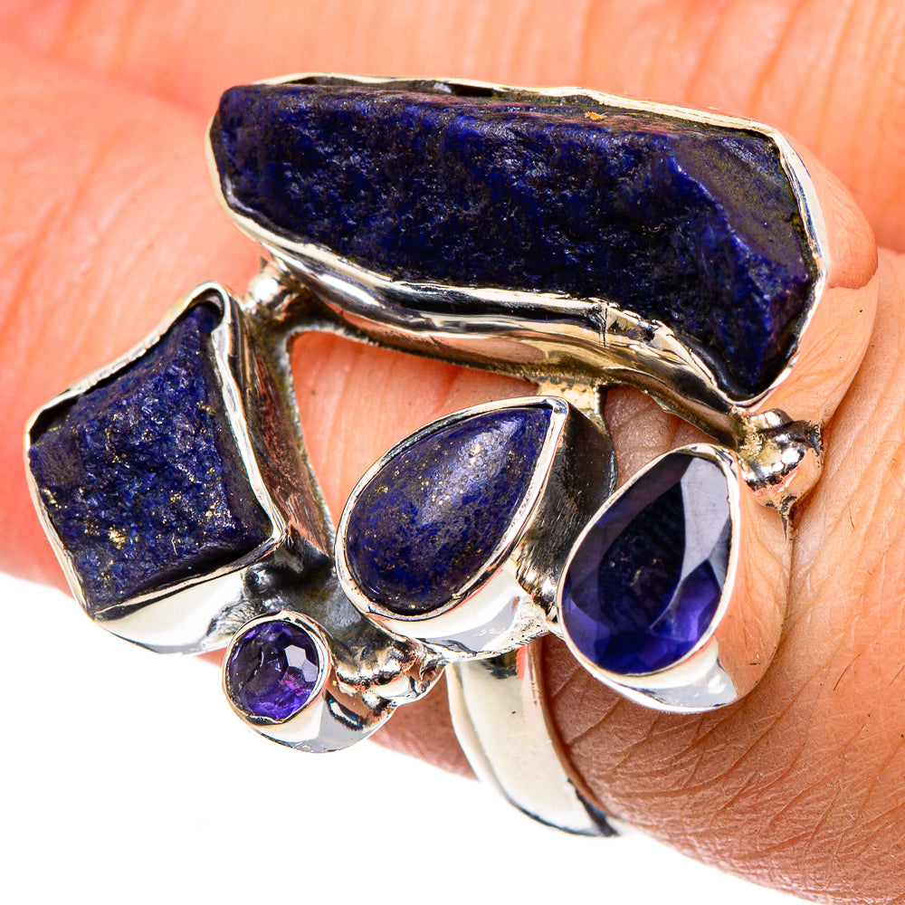 Lapis Lazuli Rings handcrafted by Anasilvercos - RING95596
