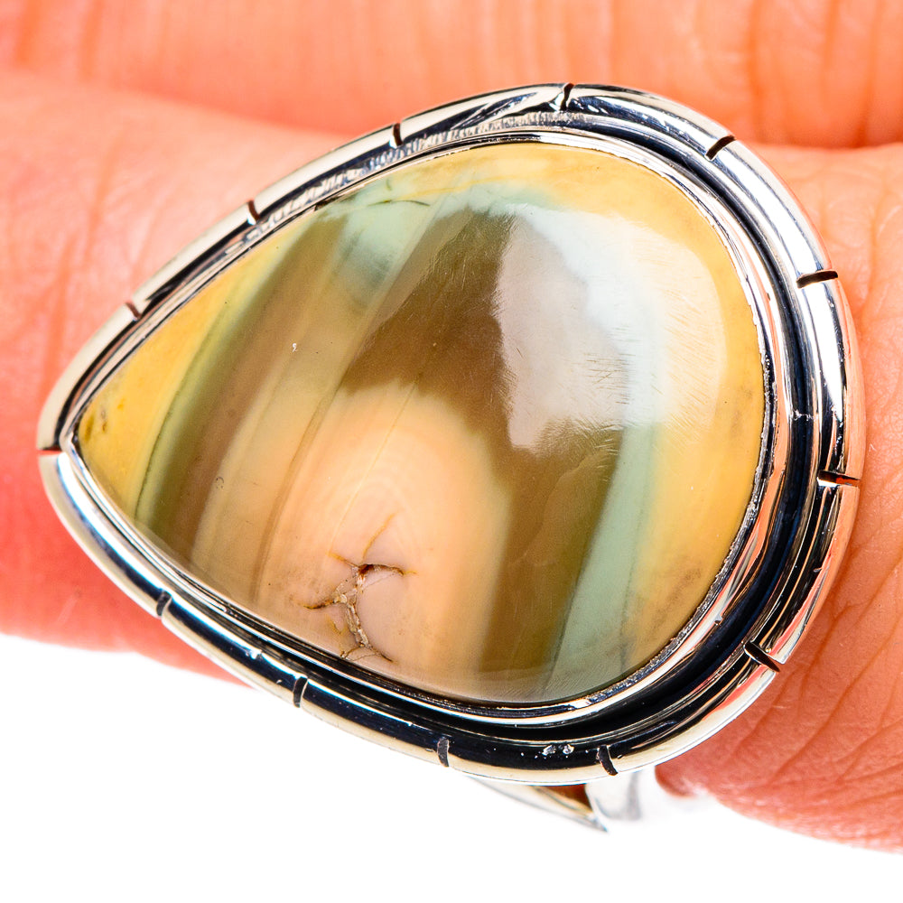 Willow Creek Jasper Rings handcrafted by Anasilvercos - RING95621