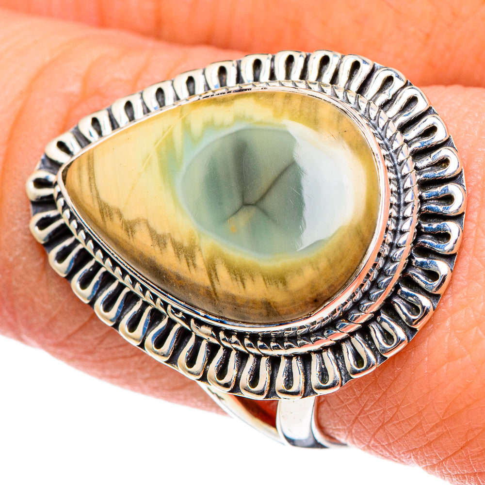 Willow Creek Jasper Rings handcrafted by Anasilvercos - RING95643