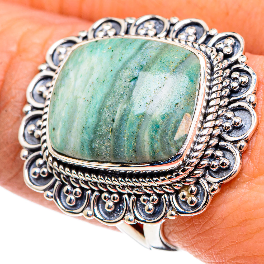 Ocean Jasper Rings handcrafted by Anasilvercos - RING95697