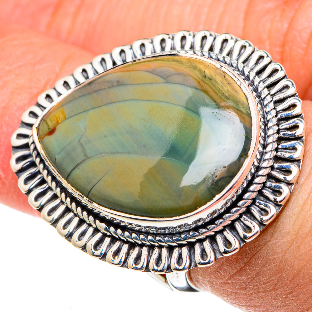 Willow Creek Jasper Rings handcrafted by Anasilvercos - RING95698