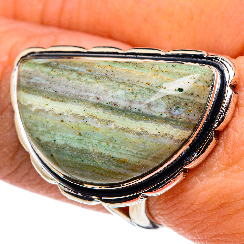 Ocean Jasper Rings handcrafted by Anasilvercos - RING95700