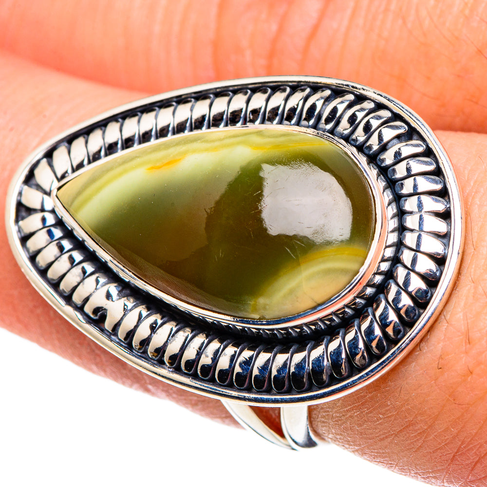 Willow Creek Jasper Rings handcrafted by Anasilvercos - RING95701