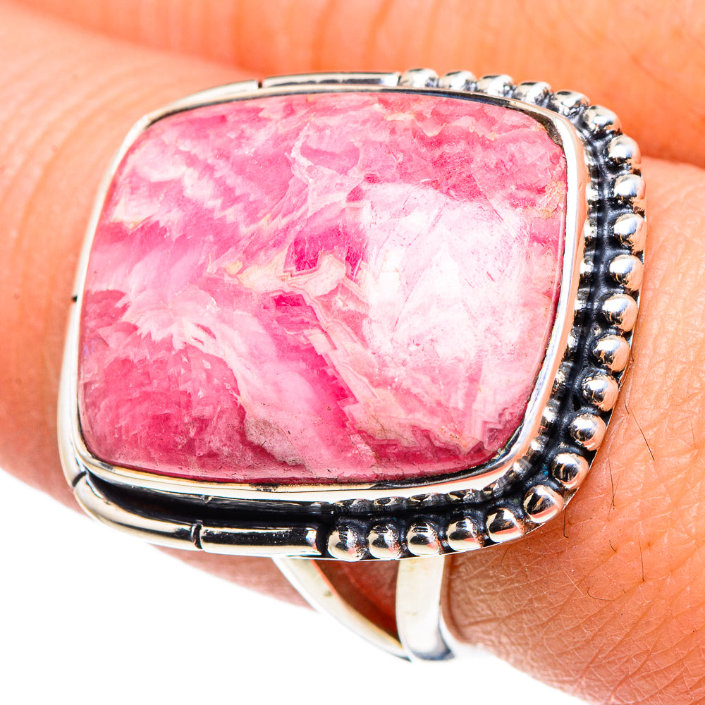 Rhodochrosite Rings handcrafted by Anasilvercos - RING95720
