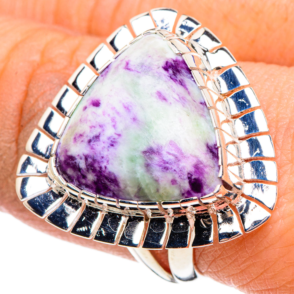 Charoite Rings handcrafted by Anasilvercos - RING95733