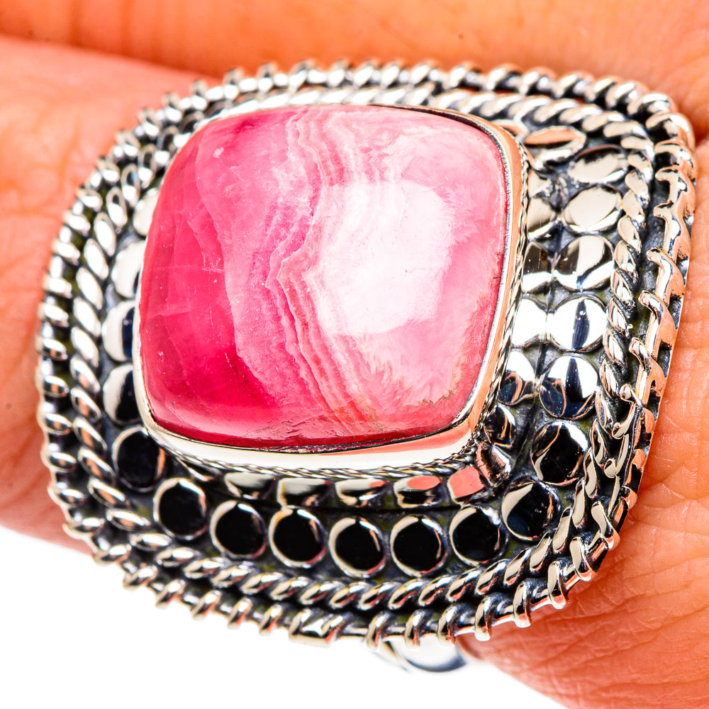 Rhodochrosite Rings handcrafted by Anasilvercos - RING95773