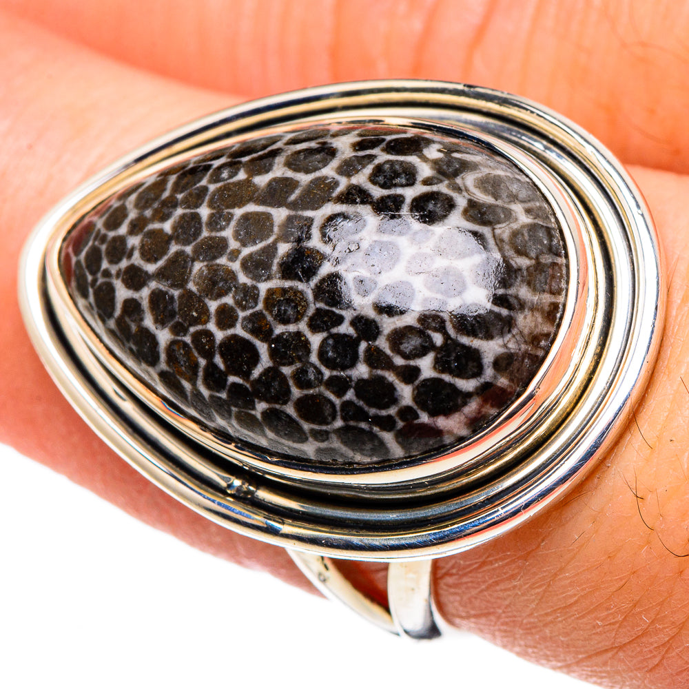 Stingray Coral Rings handcrafted by Anasilvercos - RING95779