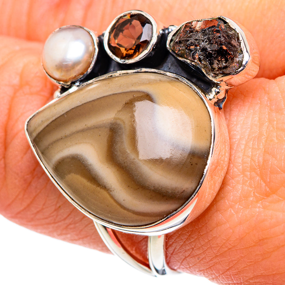Willow Creek Jasper Rings handcrafted by Anasilvercos - RING95816