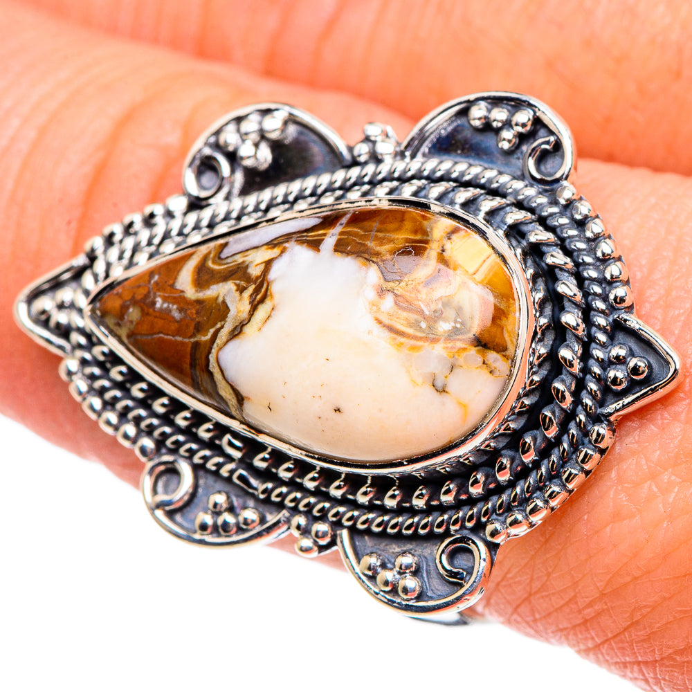 Wild Horse Jasper Rings handcrafted by Anasilvercos - RING95825